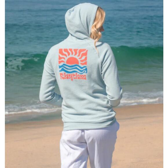 Rhythm The Dawn Hoodie, Beach Fleece, Plus Size 2XL - Picture 4 of 8